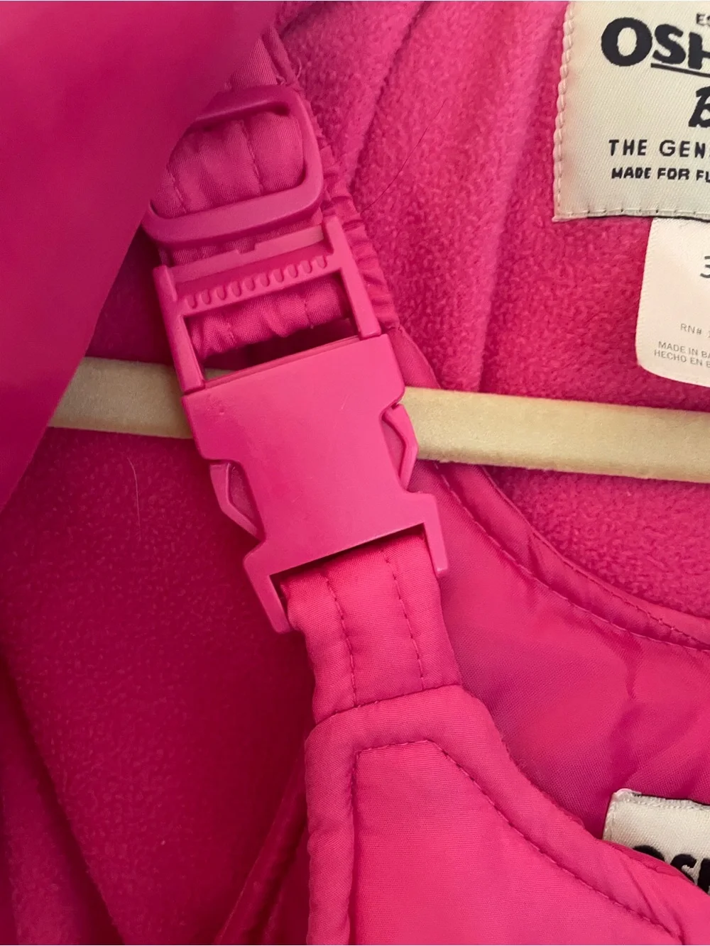 OshKosh B'Gosh toddler snowsuit 3T Jacket & Snow Pants Pink 2 piece set